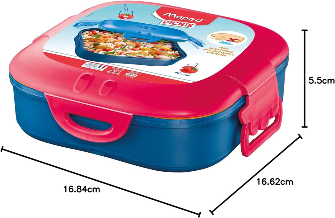 Maped Picnik Concept Kids Snack Box, 740ml, Pink - Preggy Plus