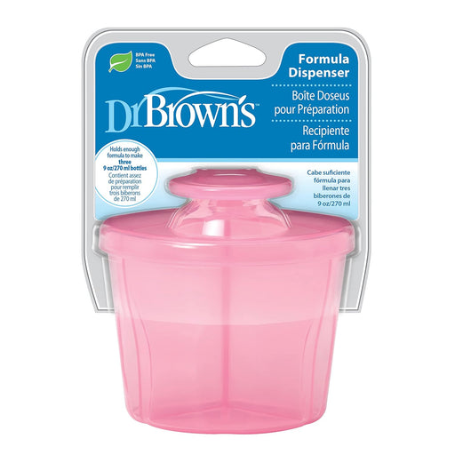 Dr Brown's Milk Powder Dispenser - Pink - Preggy Plus
