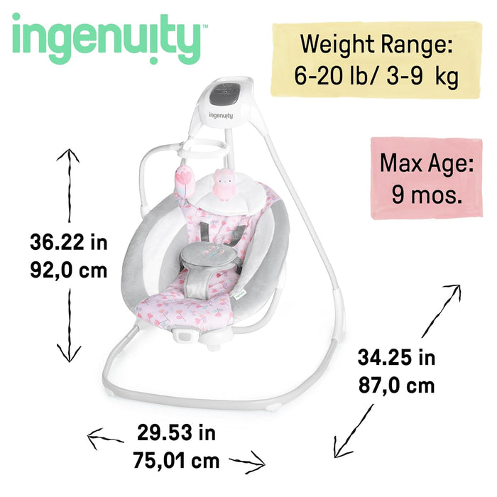 Ingenuity SimpleComfort ™ Compact Soothing Swing - Cassidy ™