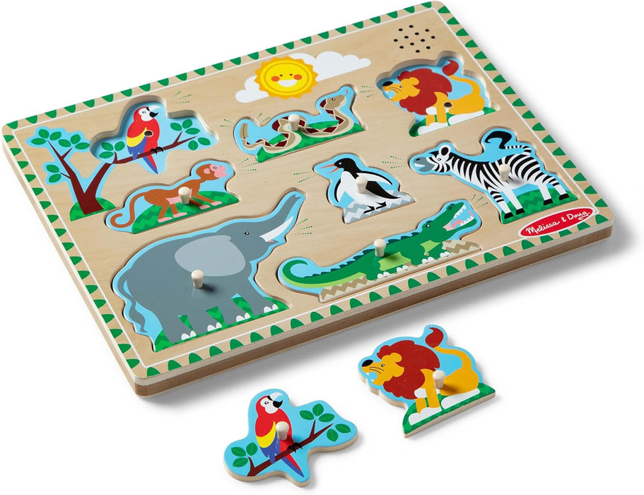 Melissa & Doug Zoo Animals Sound Puzzle