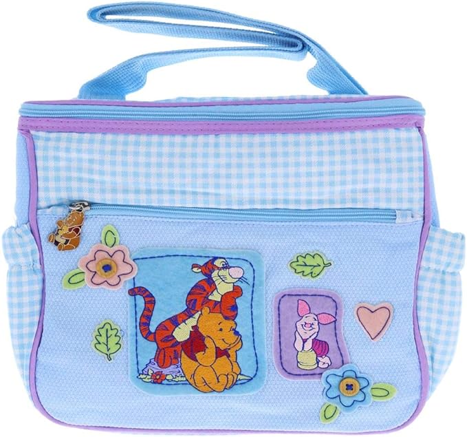 Winnie the Pooh Blue & Lilac Mini Diaper Bag