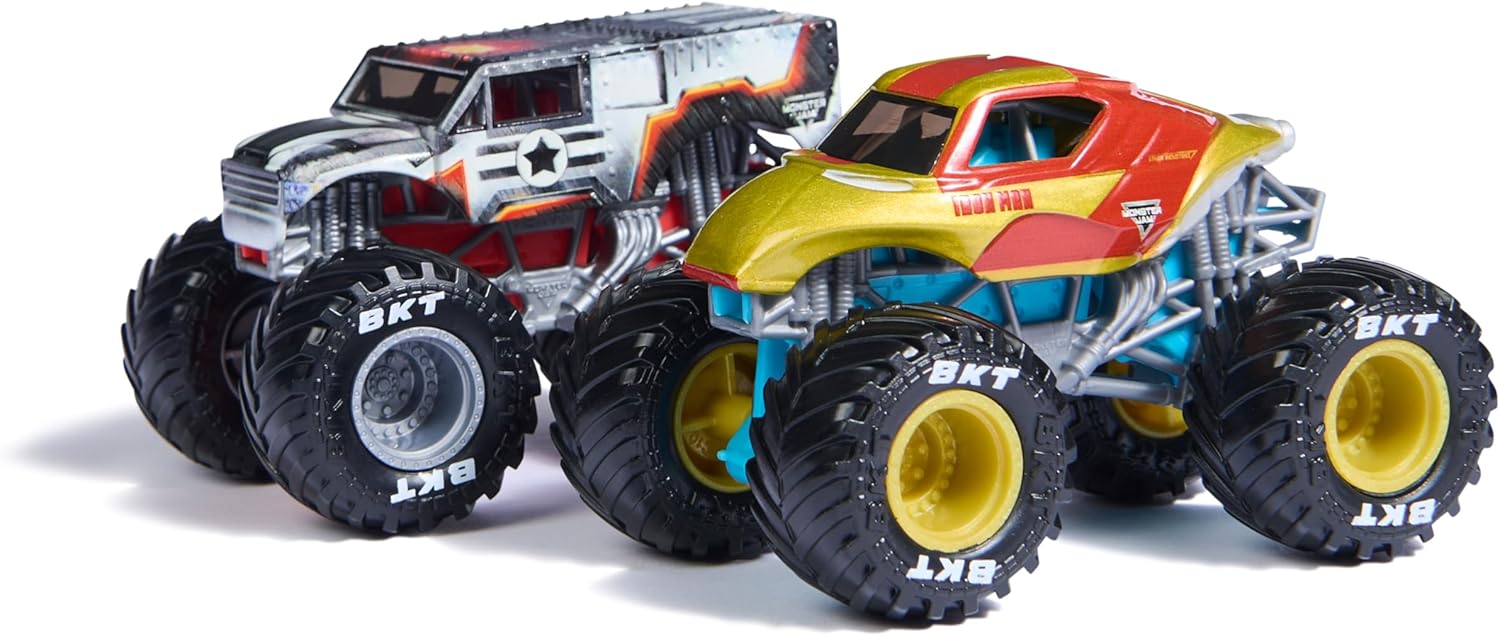 MNJ Monster Jam 2-Pack - Iron Man vs War Machine