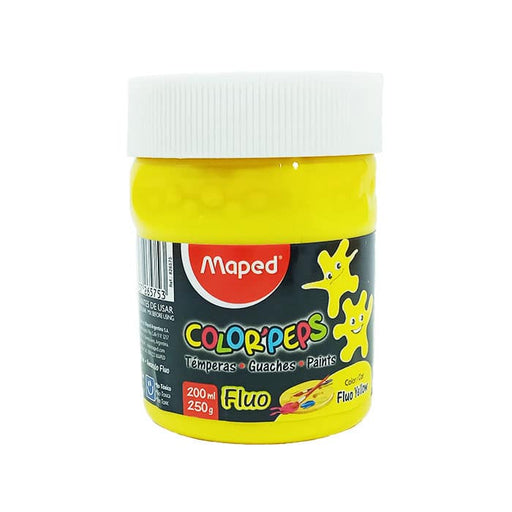 Maped Paint Pot - Fluorescent Yellow, 200ml - Preggy Plus