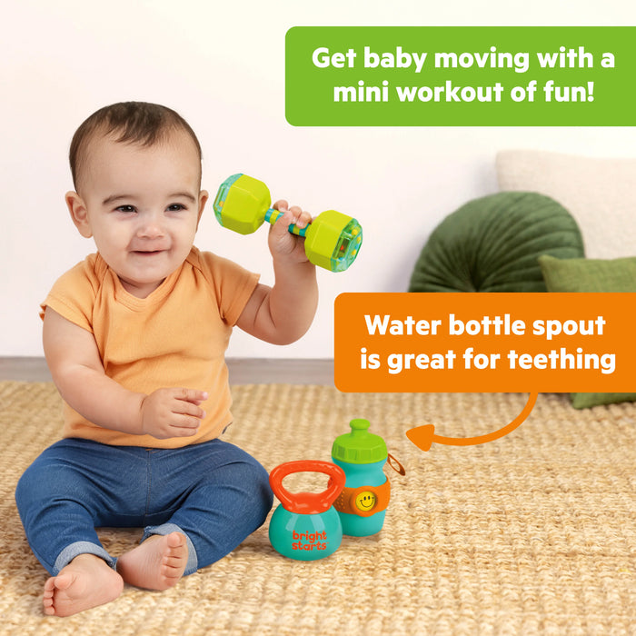 Bright Starts Off to the Gym 3 Piece Gift Set