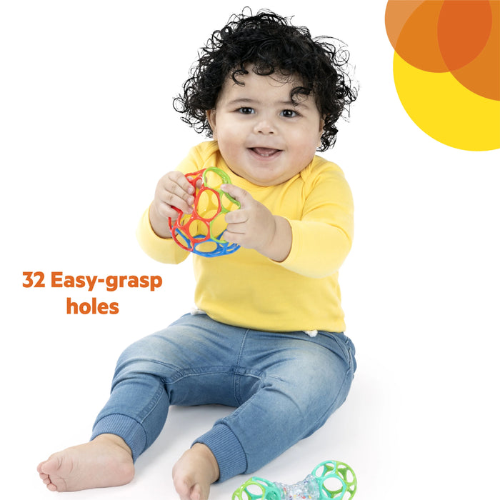 Bright Starts Grasp the Day Easy-Grasp Oball Gift Set, Ball and Rattle Toys