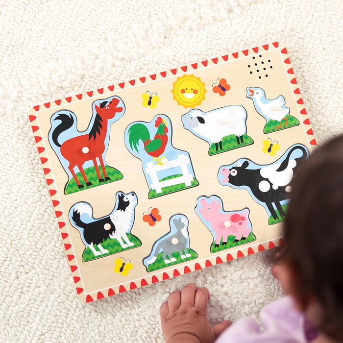 Melissa & Doug Farm Animals Sound Puzzle