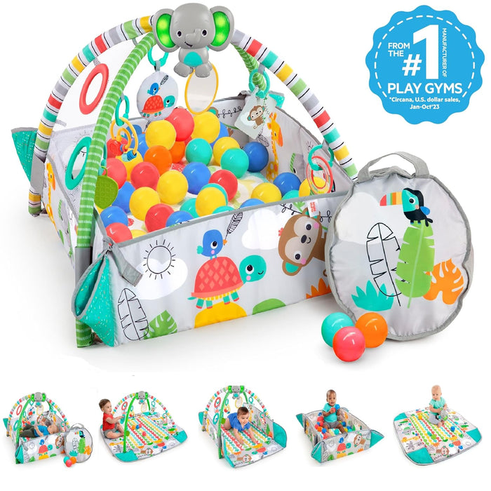 Bright Starts 5-in-1 Your Way Ball Play™ Jumbo Activity Gym & Ball Pit - Totally Tropical™