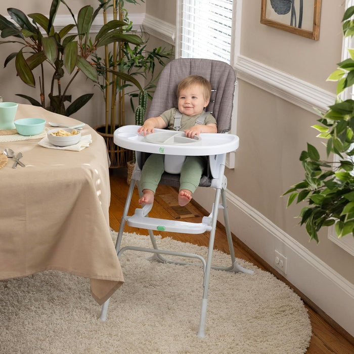 ity by Ingenuity Sun Valley Compact Folding High Chair (Grey)