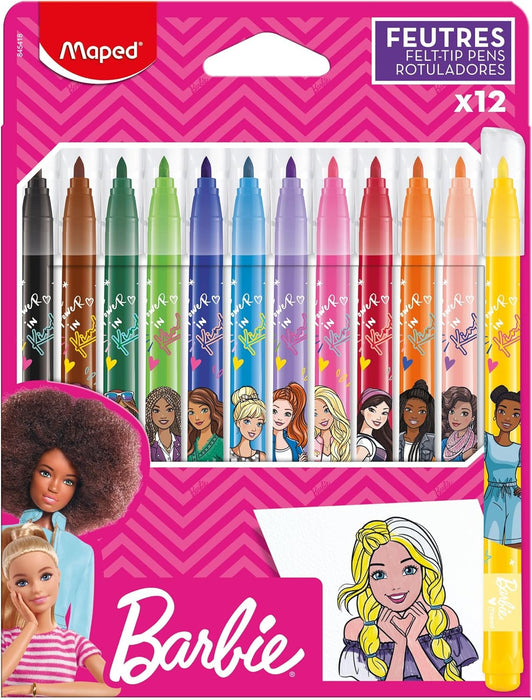 Maped – Barbie Felt-Tip Pens