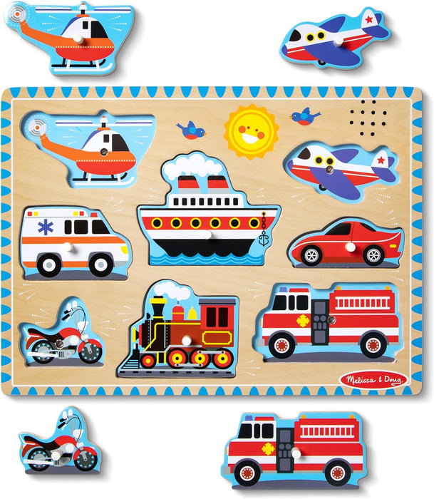 Melissa & Doug Vehicles Sound Puzzle