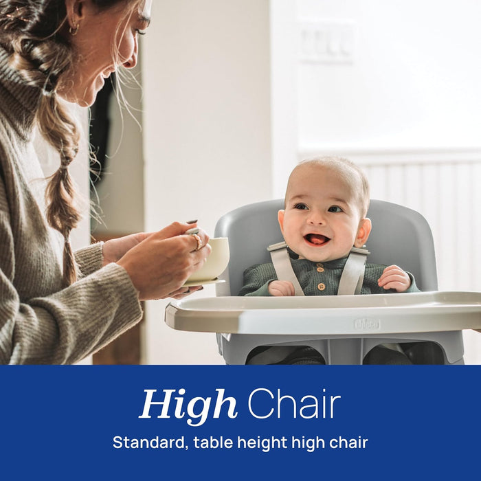 Chicco Zest 4-in-1 Folding High Chair - Seasalt