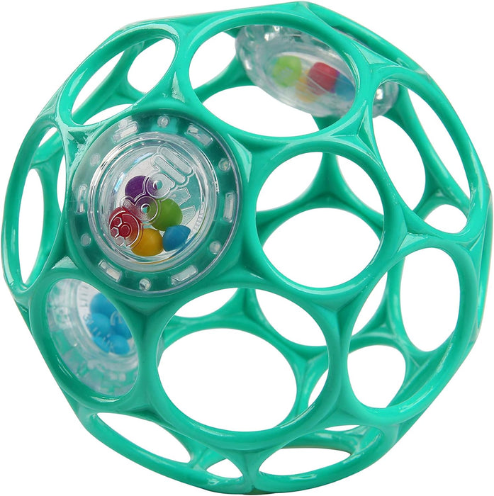 Bright Starts Oball Rattle Easy-Grasp Toy, Teal