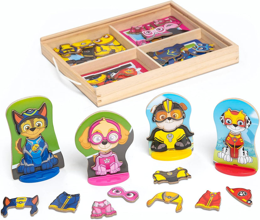 Melissa & Doug PAW Patrol Wooden Magnetic Pretend Play (64 Pieces)