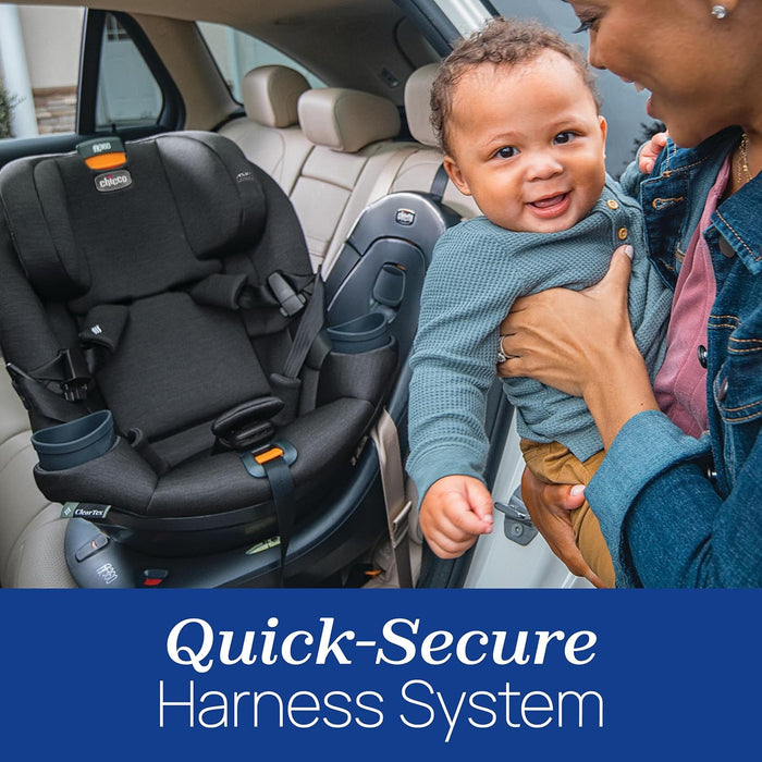 Chicco Fit360 ClearTex Rotating Convertible Car Seat - Titanium