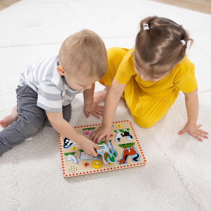 Melissa & Doug Farm Animals Sound Puzzle