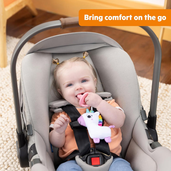 Bright Starts SootheMate Plush Unicorn Teether Toy