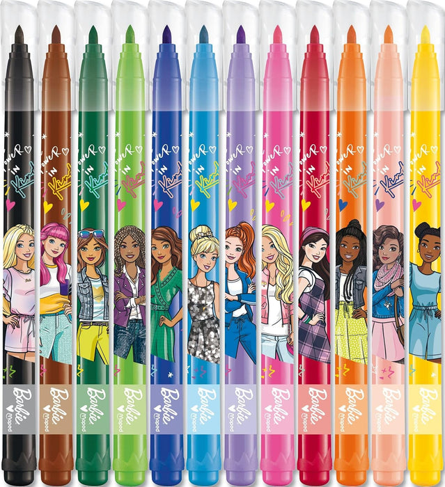 Maped – Barbie Felt-Tip Pens