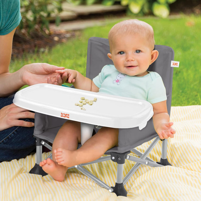 Summer Infant by Bright Starts Pop n Sit Portable Booster - Gray