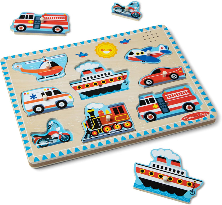 Melissa & Doug Vehicles Sound Puzzle