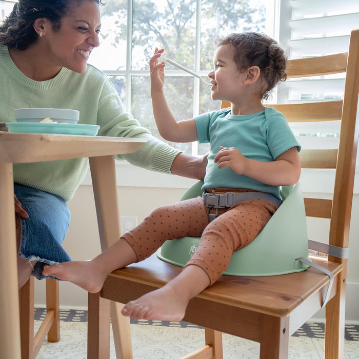 Ingenuity My Spot Easy-Clean Baby Booster Seat Feeding Chair - Green