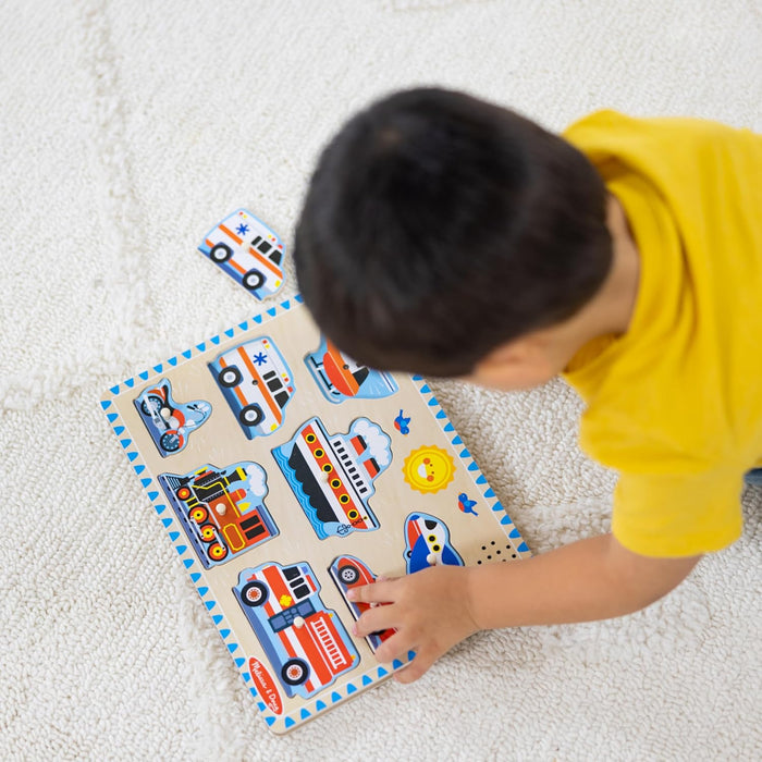 Melissa & Doug Vehicles Sound Puzzle