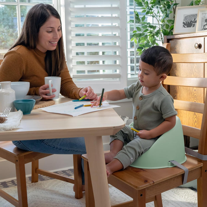 Ingenuity My Spot Easy-Clean Baby Booster Seat Feeding Chair - Green