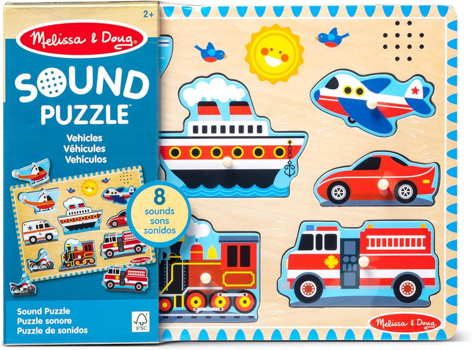 Melissa & Doug Vehicles Sound Puzzle