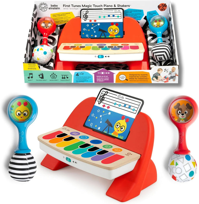 Baby Einstein First Tunes Piano & Shakers Musical Gift Set