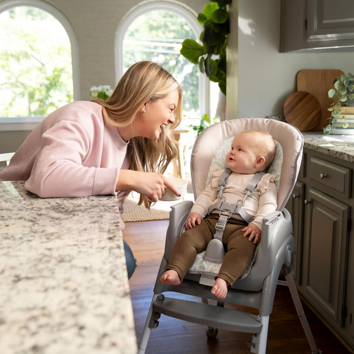 Ingenuity Trio Foldaway 6-in-1 Baby High Chair - Endless Blossoms