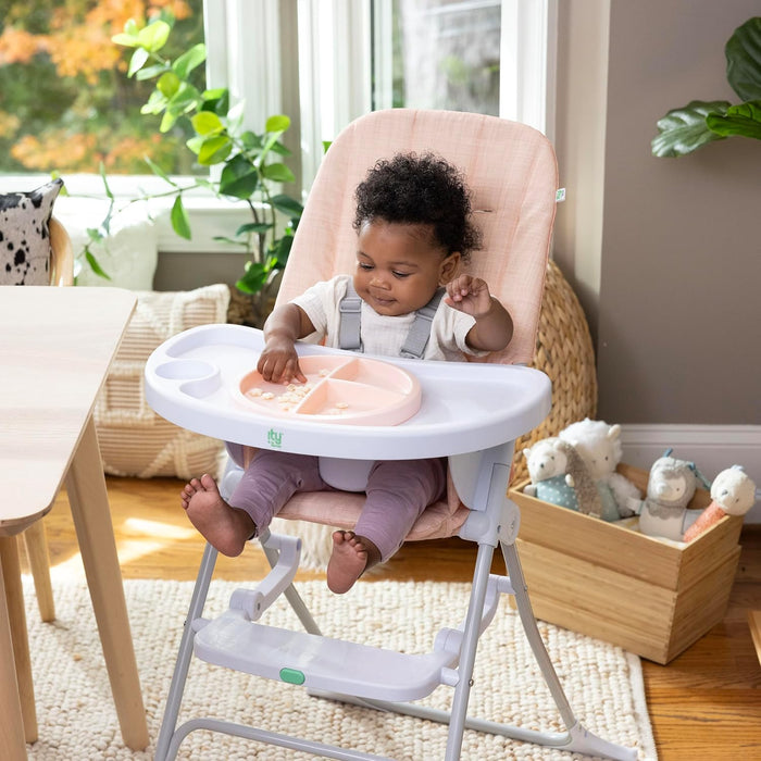 ity by Ingenuity Sun Valley Compact Folding High Chair (Pink)