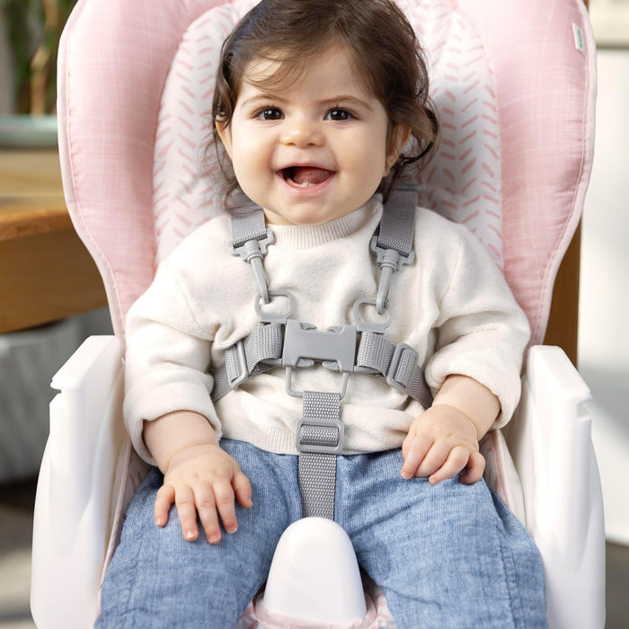 Ingenuity Trio Foldaway 6-in-1 Baby High Chair - Pink