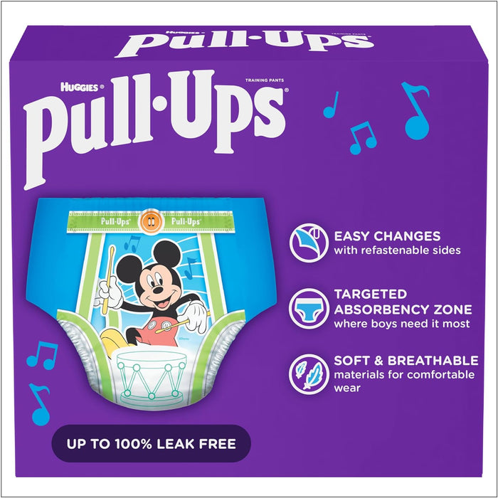 Huggies Giga Pull-Ups® Learning Designs® for Boys Training Pants, 3T to 4T (32-40lbs), Pack of 66