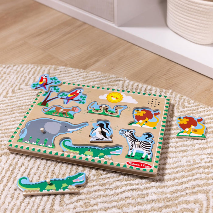 Melissa & Doug Zoo Animals Sound Puzzle