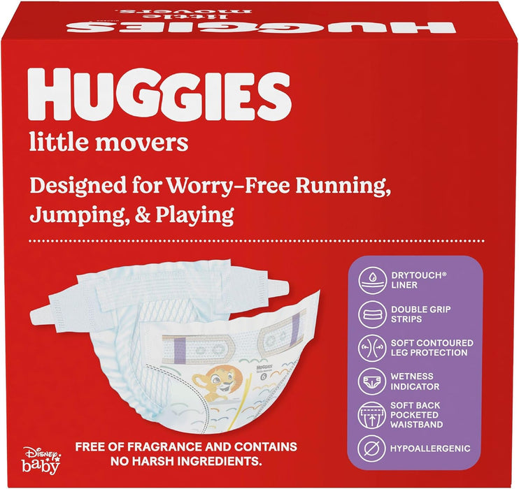 Huggies® Little Movers Diaper, Size 5, Giga Box, 50/pk (Copy)