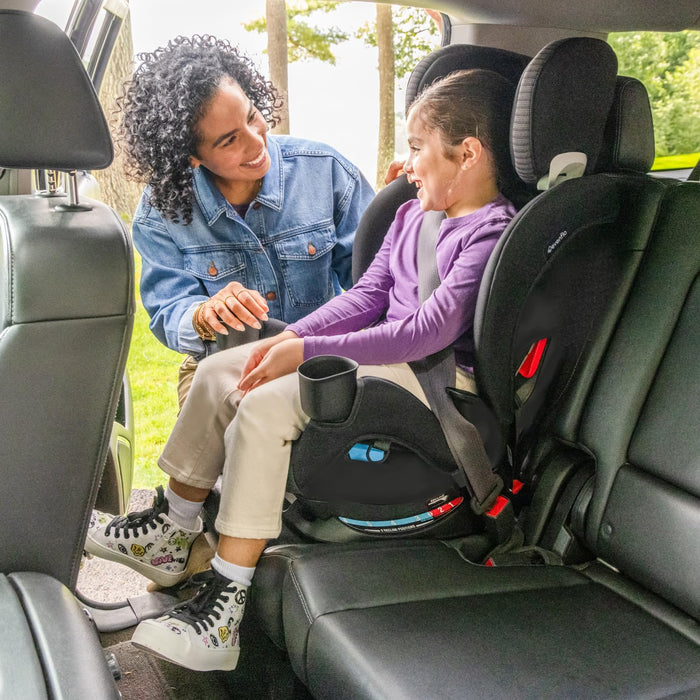 Evenflo All4Stages Slim 4-in-1 Convertible Car Seat (Baldwin Grey)