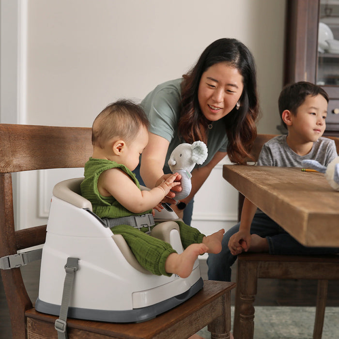 Ingenuity Baby Base 2-in-1 Booster Feeding and Floor Seat - Cashmere