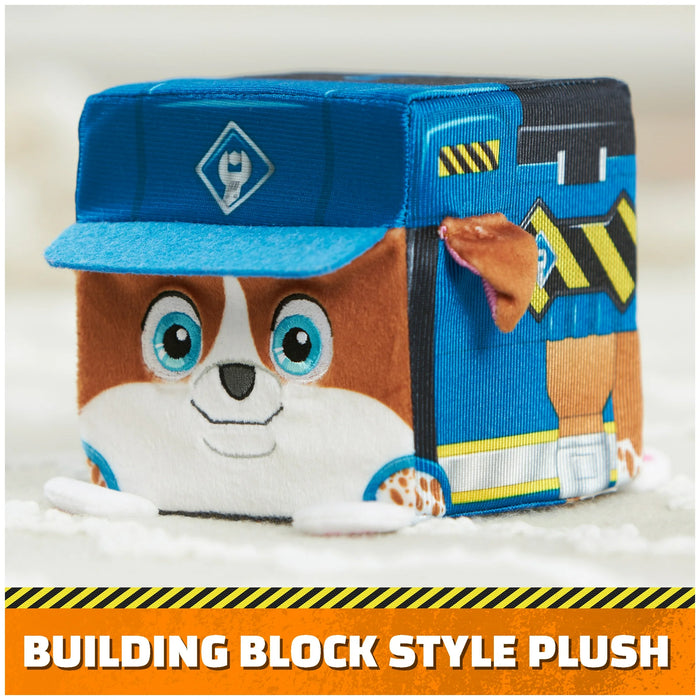 Paw Patrol Rubble & Crew Assorted Cube Plushies