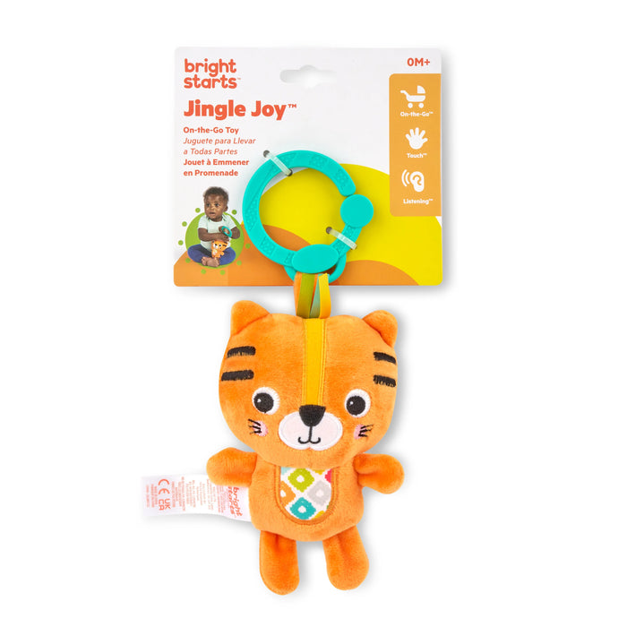 Bright Starts Jingle Joy Reach & Rattle Toy - Tiger