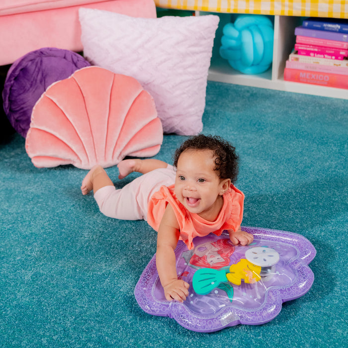The Little Mermaid Sea Treasures Tummy Time Water Mat