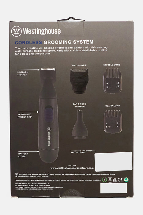 WESTINGHOUSE MENS CORDLESS GROOMING SYSTEM - Preggy Plus