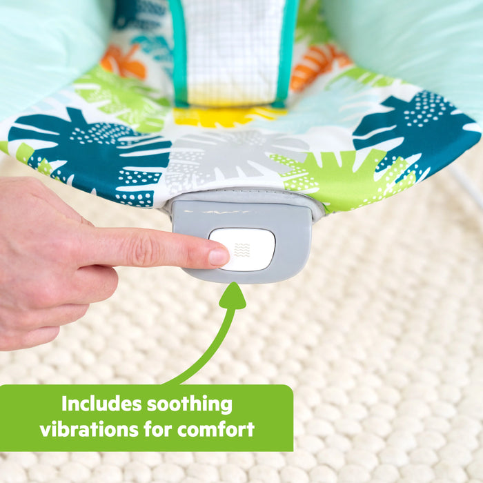Bright Starts Wild Wonders Vibrating Baby Bouncer