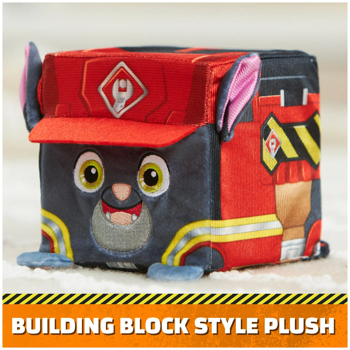 Paw Patrol Rubble & Crew Assorted Cube Plushies