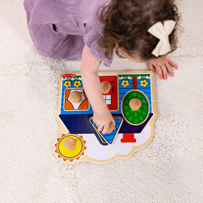 Melissa & Doug First Shapes Jumbo Knob Wooden Puzzle