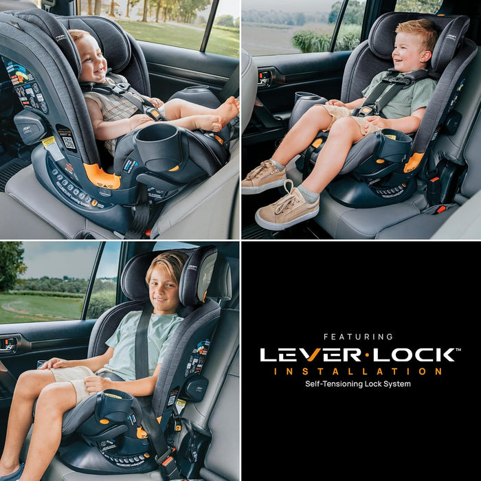 Chicco OneFit LX ClearTex All-in-One Car Seat - Smoke
