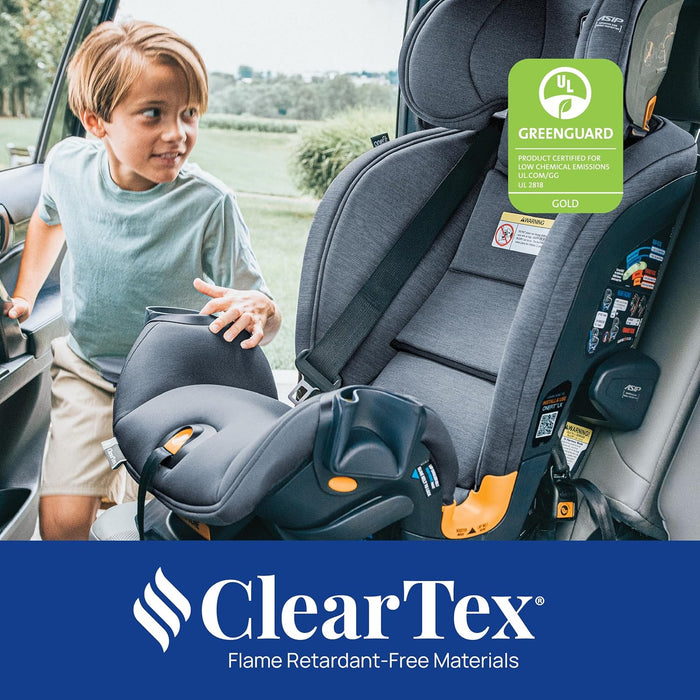 Chicco OneFit LX ClearTex All-in-One Car Seat - Smoke