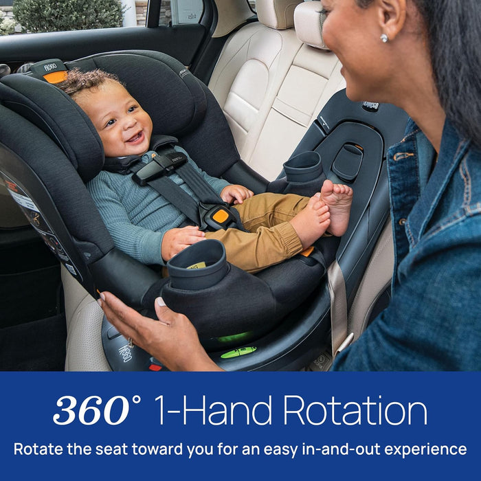 Chicco Fit360 ClearTex Rotating Convertible Car Seat - Titanium