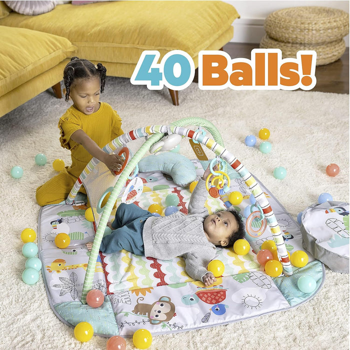 Bright Starts 5-in-1 Your Way Ball Play™ Jumbo Activity Gym & Ball Pit - Totally Tropical™