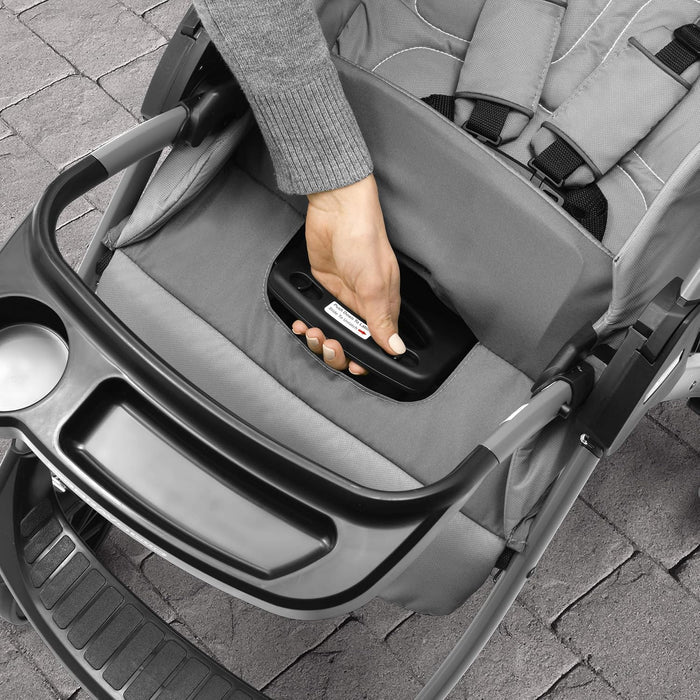 Chicco Mini Bravo Plus Travel System - Slate