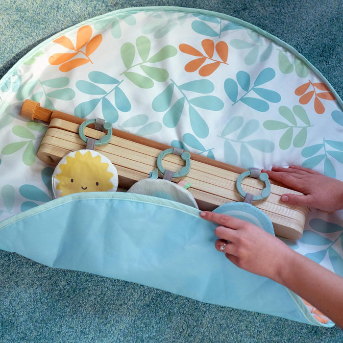 Ingenuity: ity Sun Valley Wooden Toy Arch & Play Mat