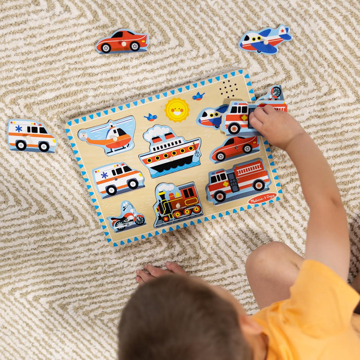 Melissa & Doug Vehicles Sound Puzzle